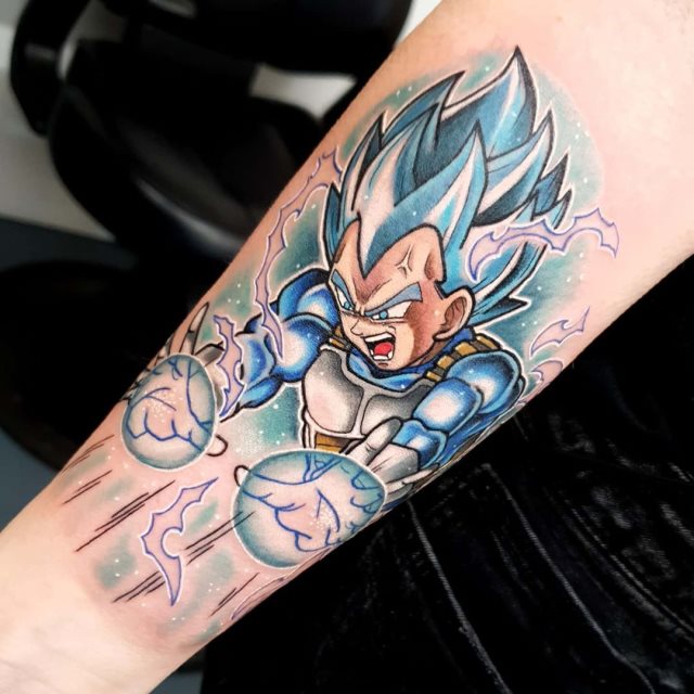 tattoo vegeta dragon ball 70