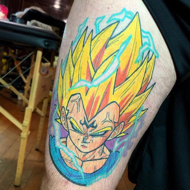 tattoo vegeta dragon ball 72