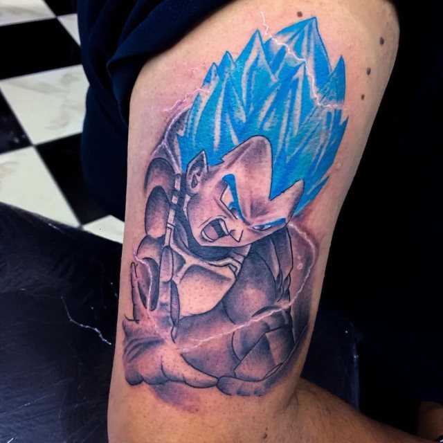 tattoo vegeta dragon ball 77