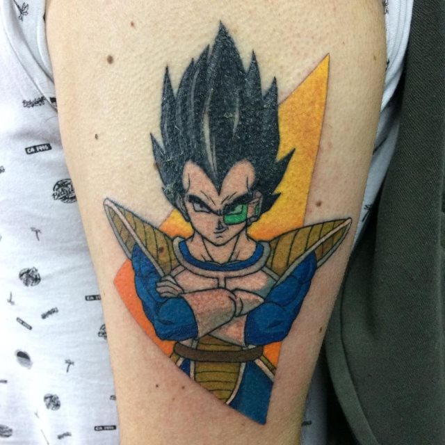 tattoo vegeta dragon ball 78