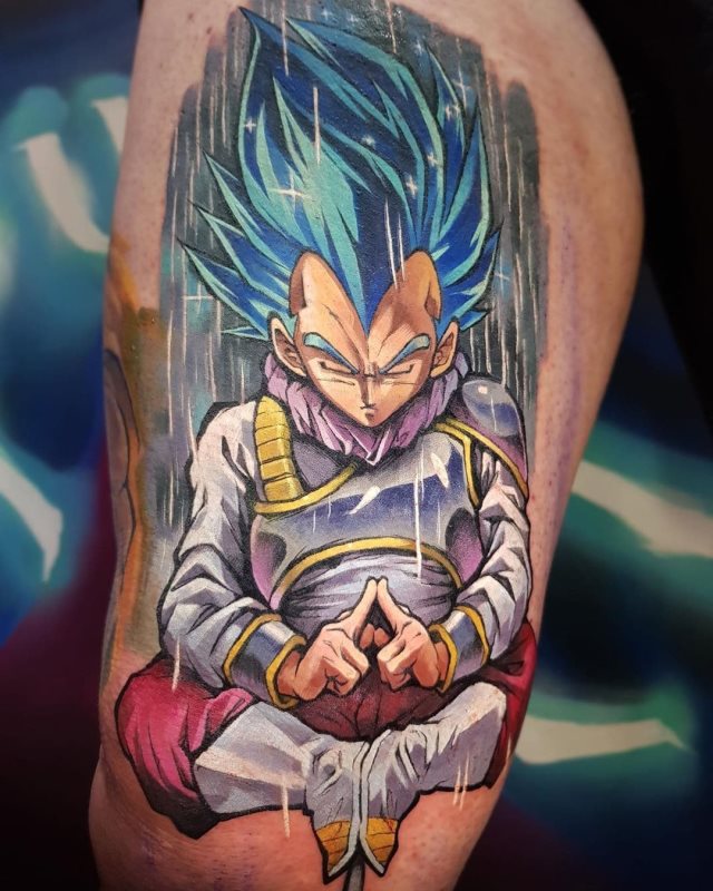 tattoo vegeta dragon ball 82