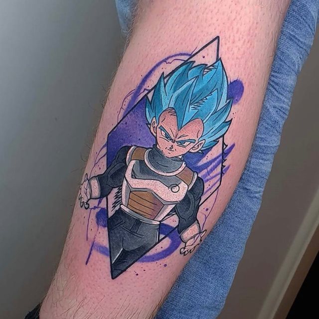 tattoo vegeta dragon ball 83