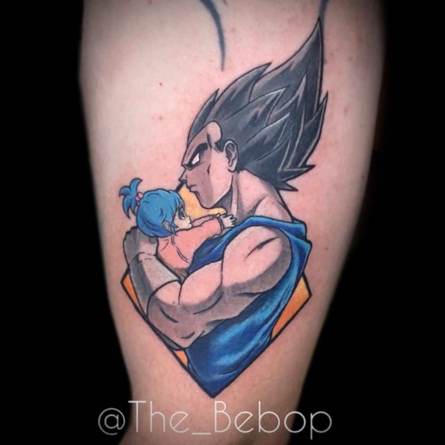 tattoo vegeta dragon ball 84