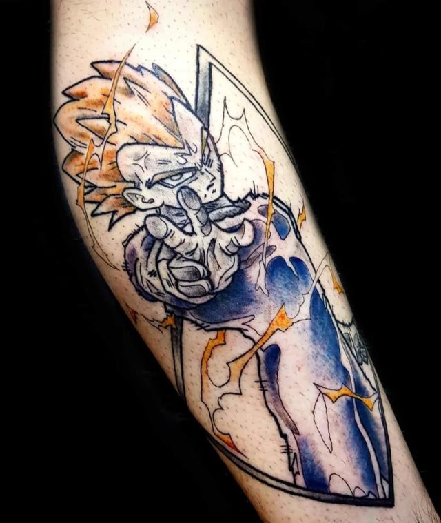 tattoo vegeta dragon ball 85