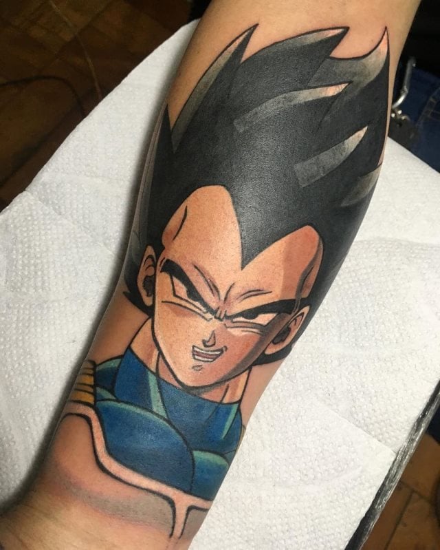 tattoo vegeta dragon ball 88