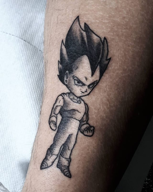 tattoo vegeta dragon ball 89