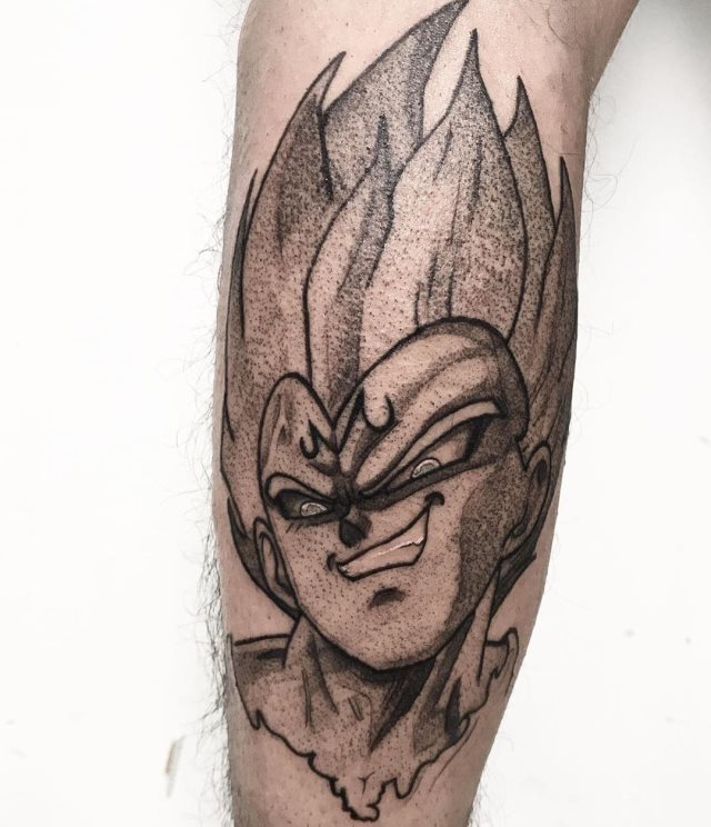 tattoo vegeta dragon ball 92