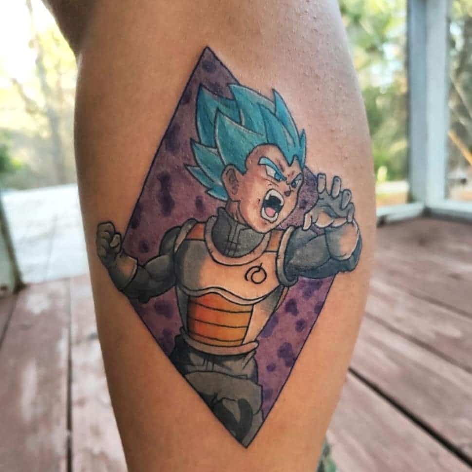 tattoo vegeta dragon ball 95