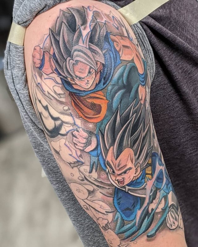 tattoo vegeta dragon ball 96