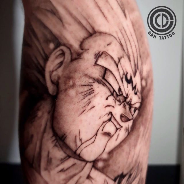 tattoo vegeta dragon ball 97