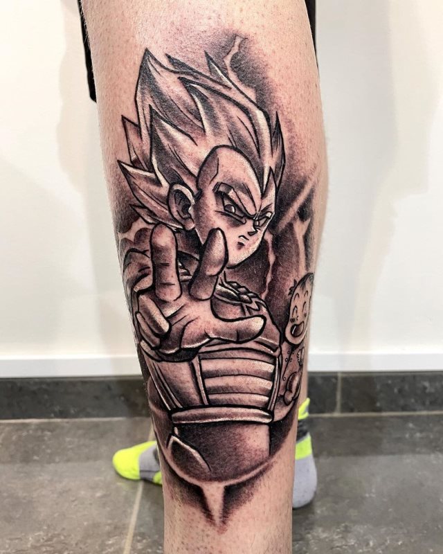 tattoo vegeta dragon ball 99