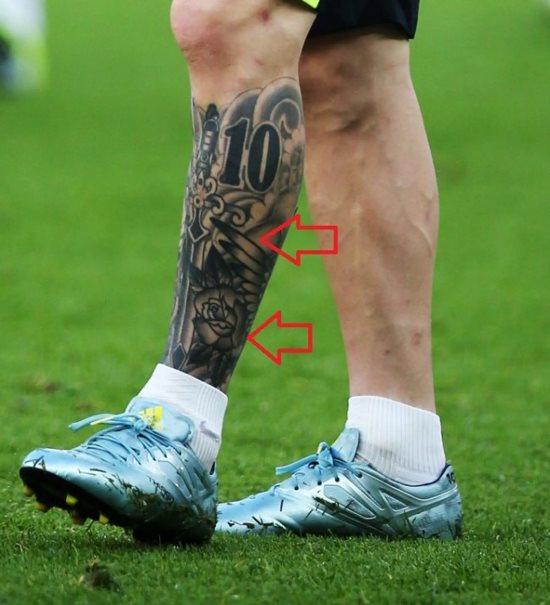 tattoo messi 17