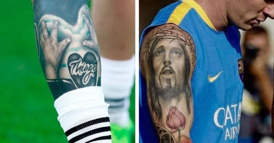 Tatuajes de Messi: Todos sus diseños explicados