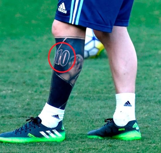 tattoo messi 22