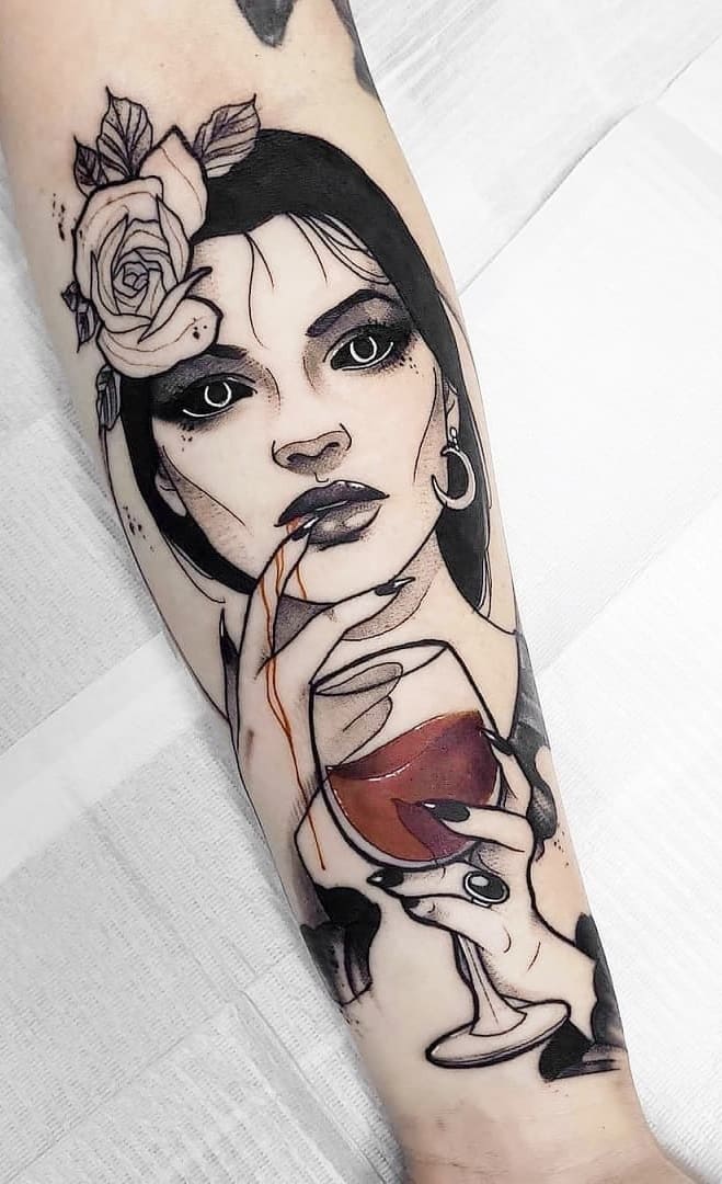 tatuaje antebrazo para mujer 19