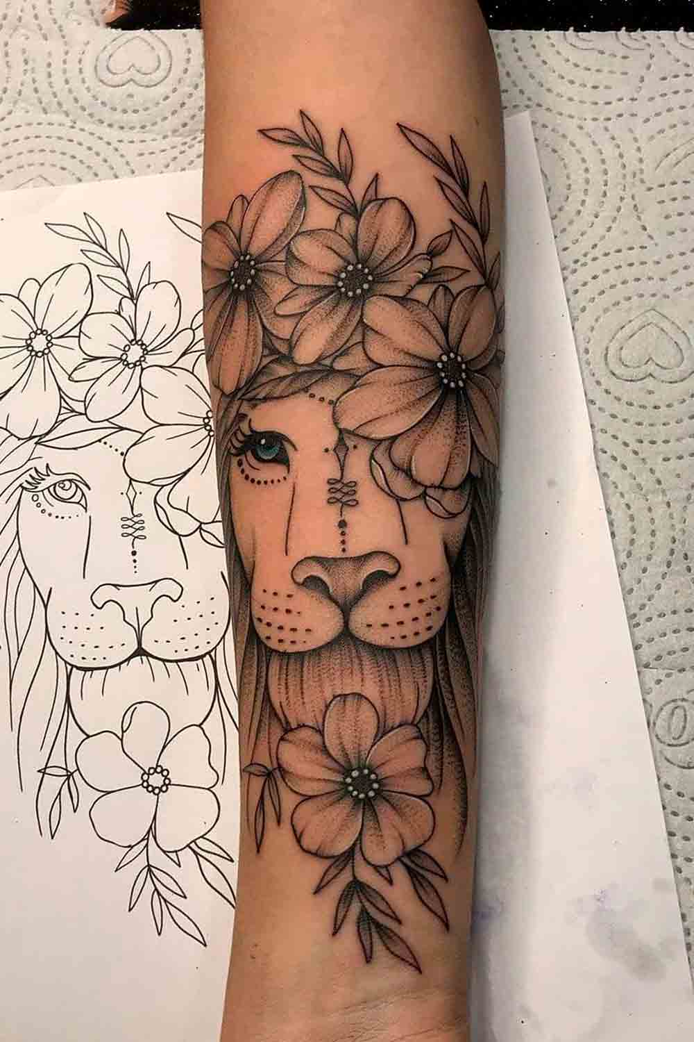 tatuaje brazo de mujer 06