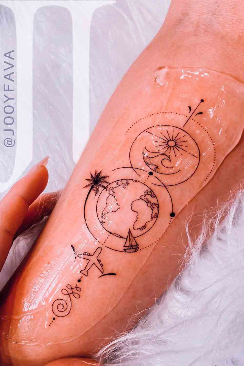 tatuaje brazo de mujer 47