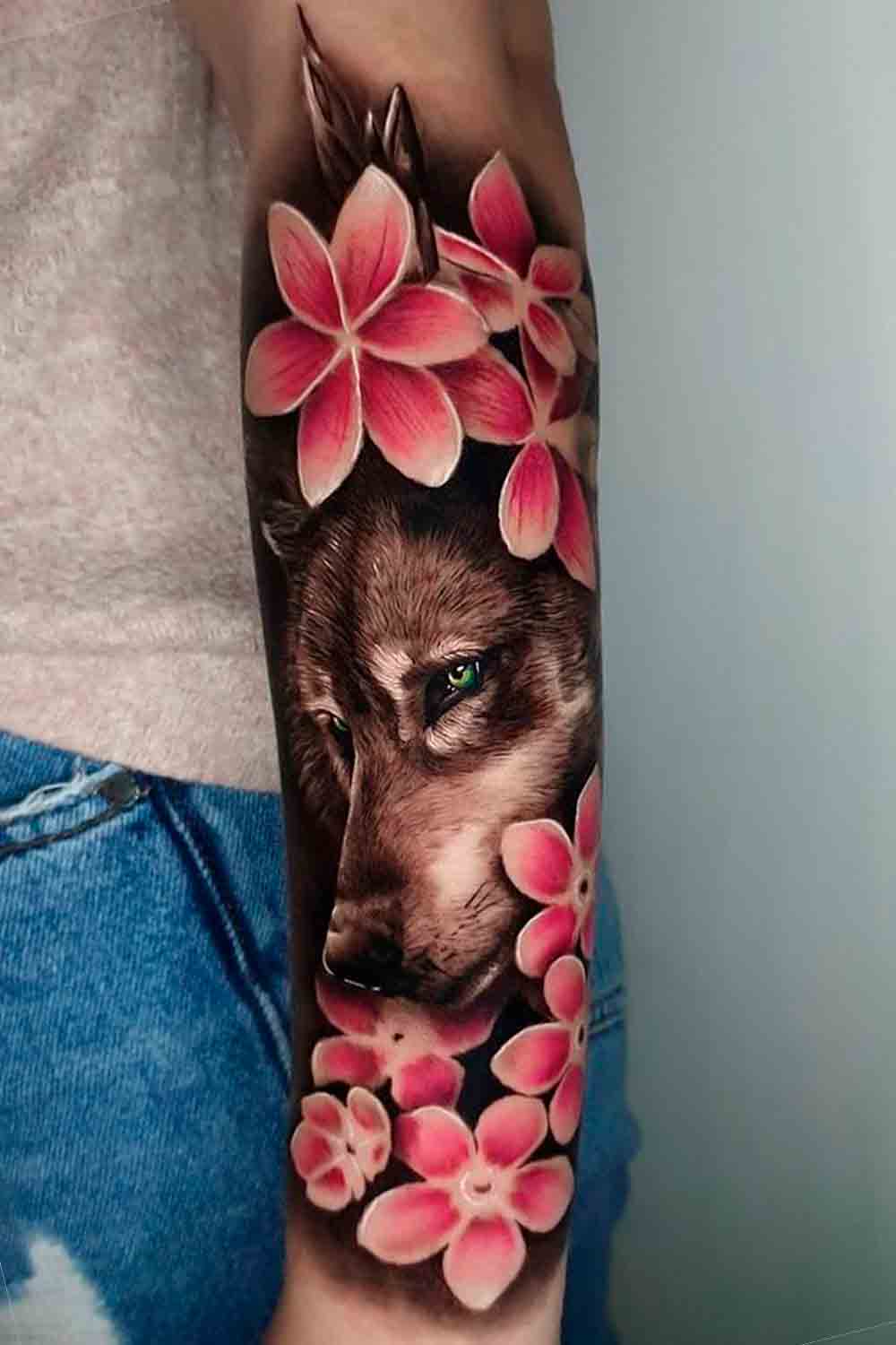 tatuaje de lobo para hombre 17