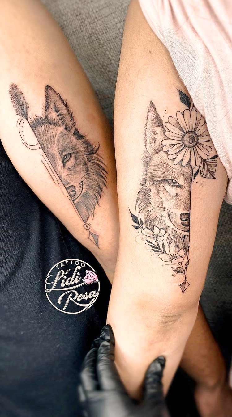 tatuaje de pareja para mujer 01