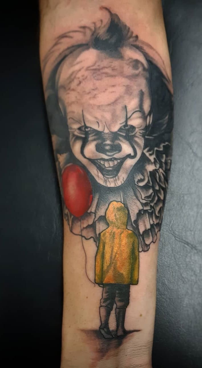 tatuaje de payaso para hombre 22