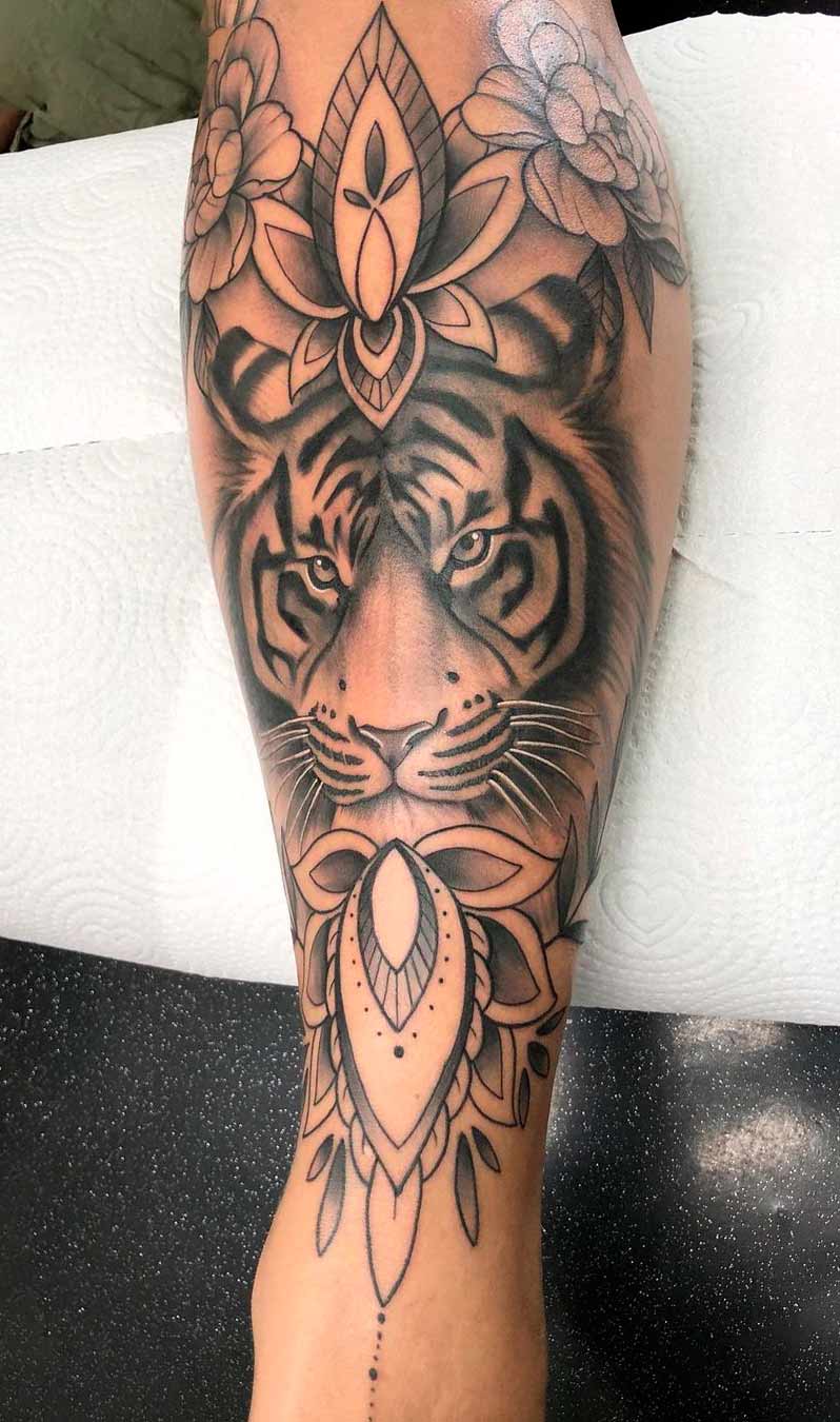 tatuaje de tigre para hombre 01