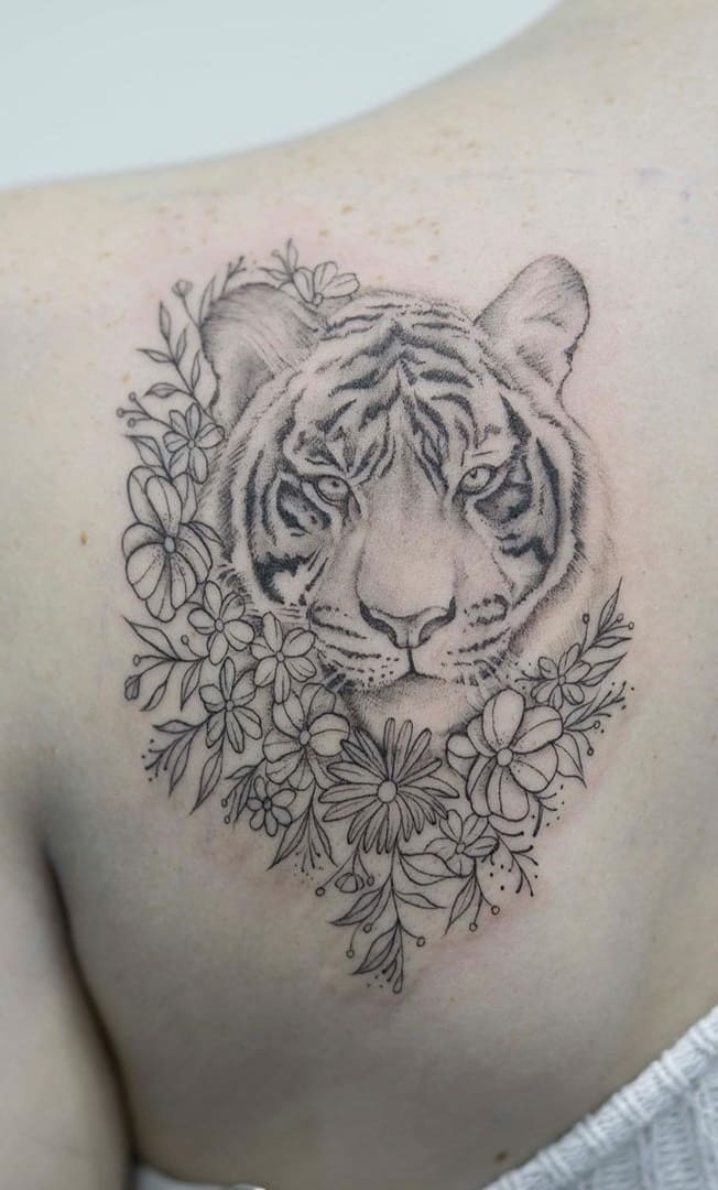 tatuaje de tigre para hombre 06