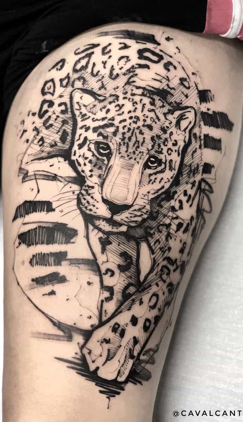 tatuaje de tigre para hombre 07