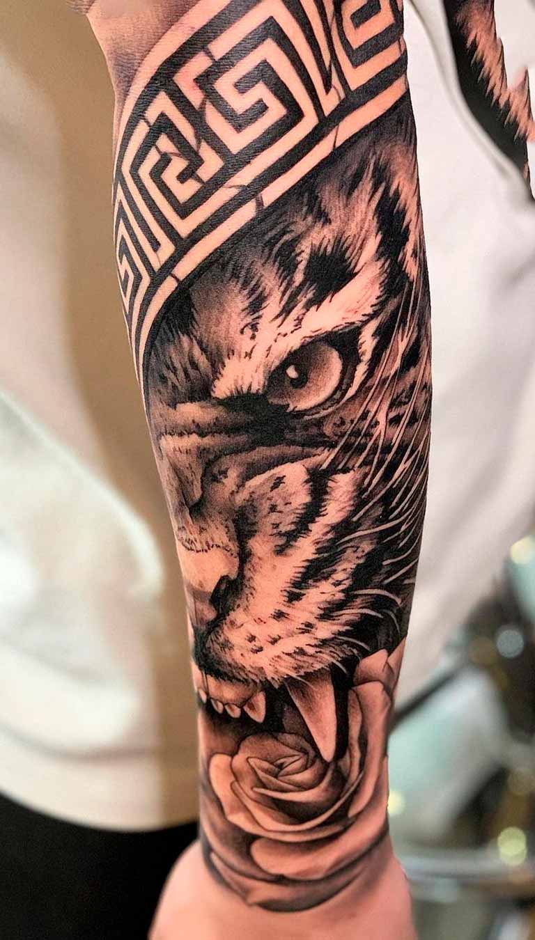 tatuaje de tigre para hombre 10