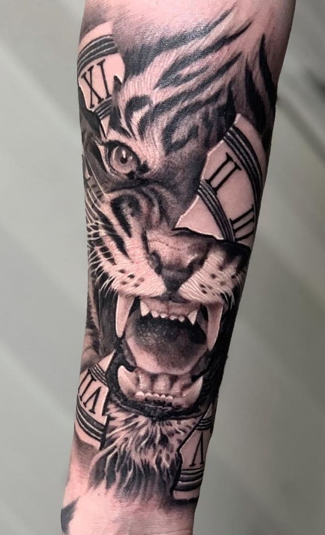tatuaje de tigre para hombre 20