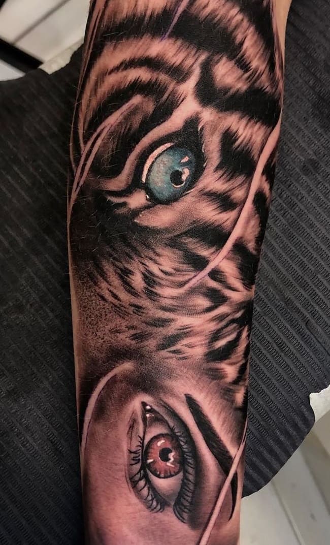 tatuaje de tigre para hombre 23