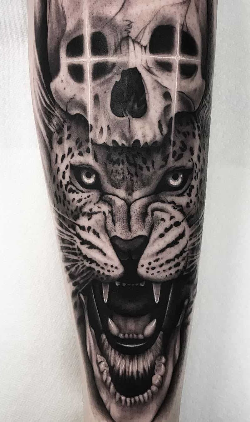tatuaje de tigre para hombre 37