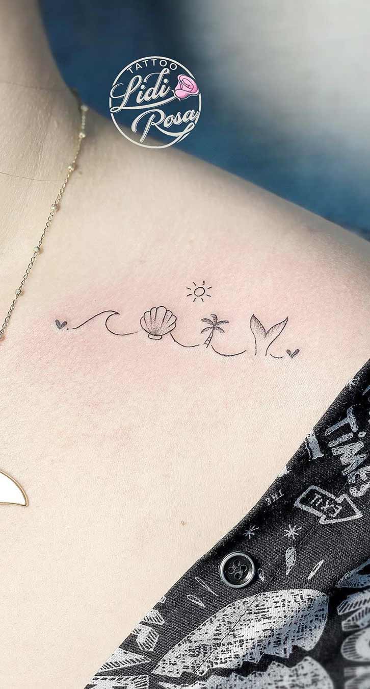 tatuaje elegante delicado de mujer 31