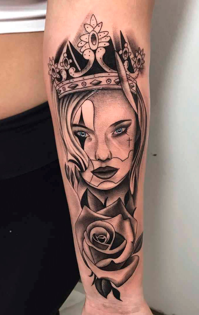 tatuaje en el brazo para mujer 07