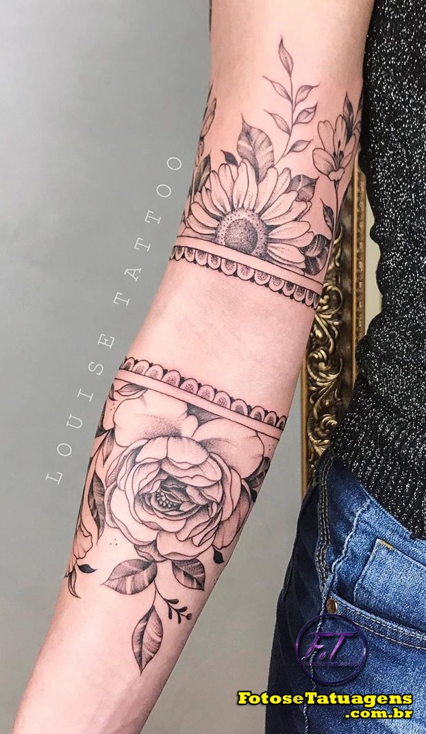 tatuaje en el brazo para mujer 92