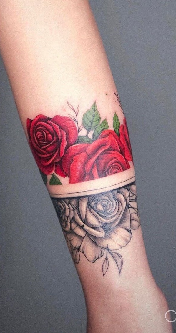 tatuaje en el brazo para mujer 98