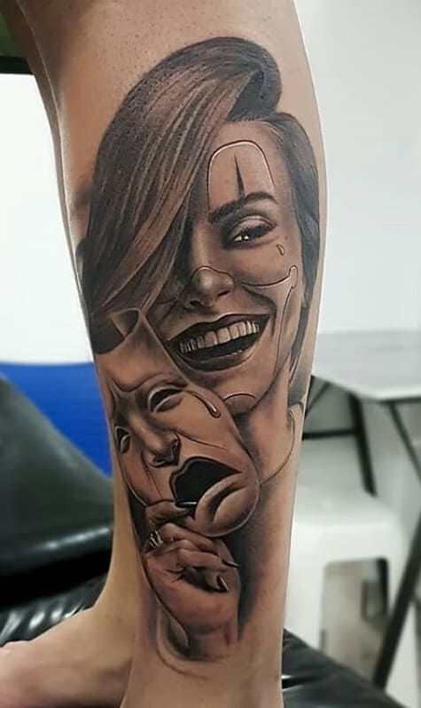 tatuaje en la pierna para hombre 01