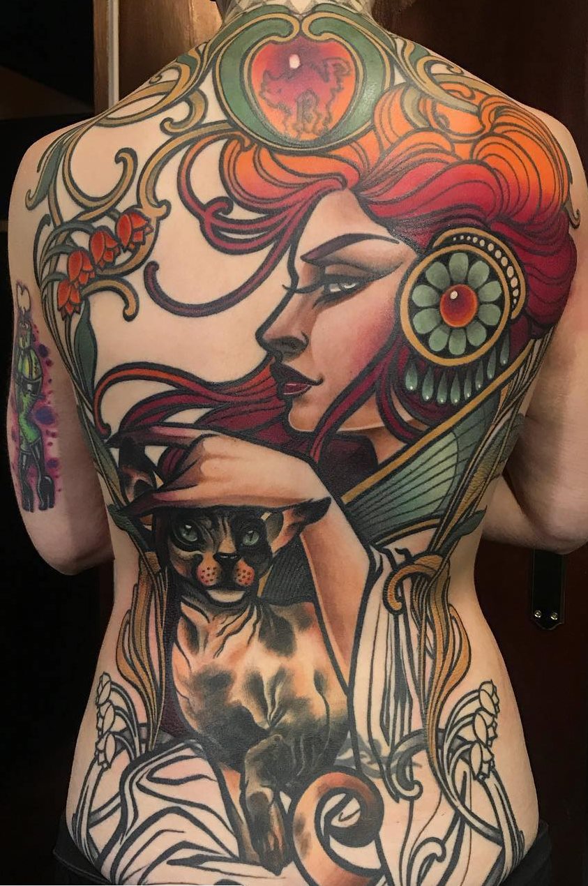 tatuaje espalda para mujer 23