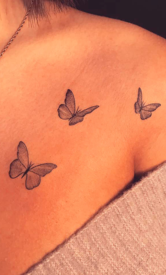 tatuaje mariposas de mujer 06