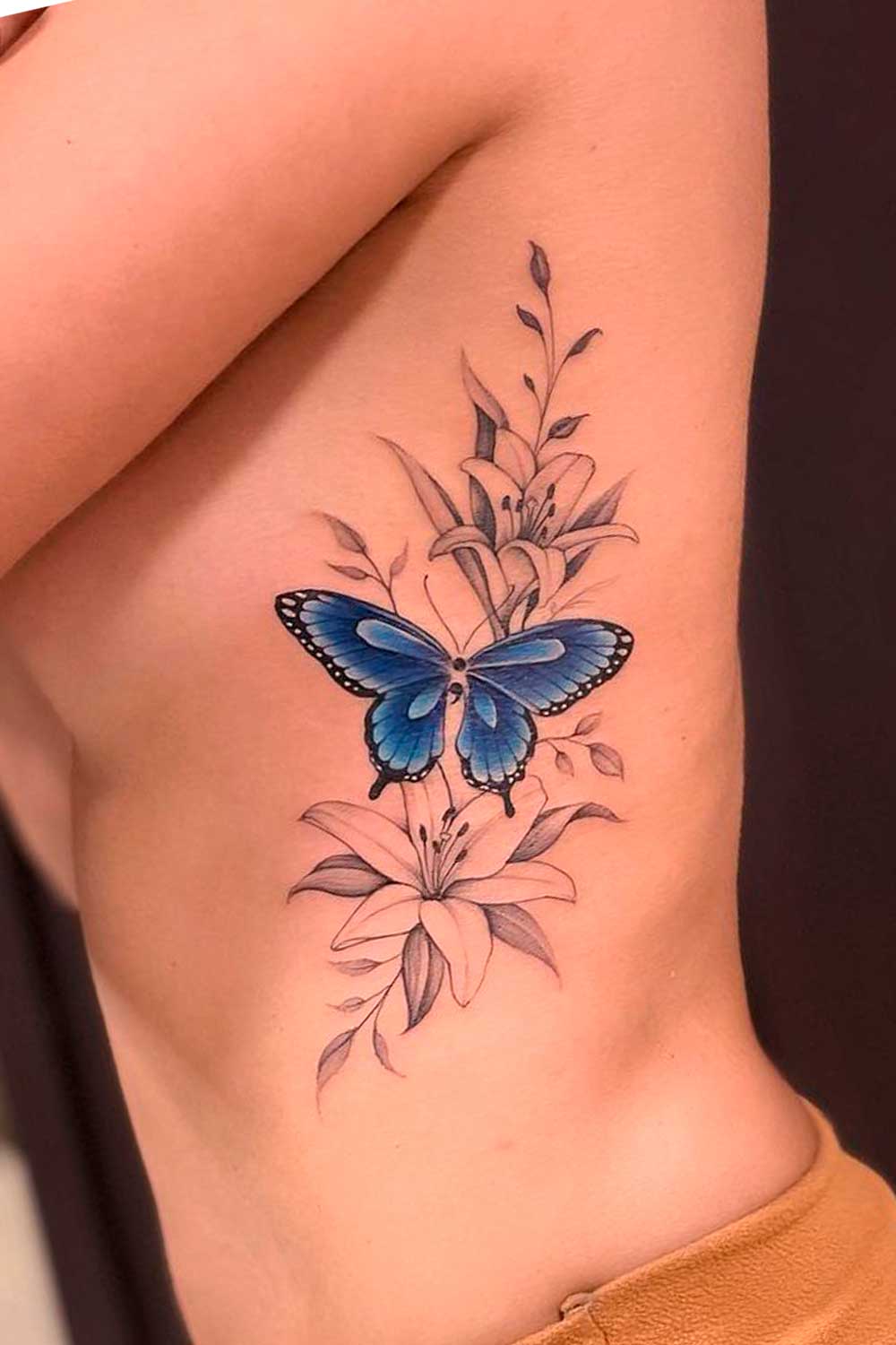 tatuaje mariposas de mujer 30