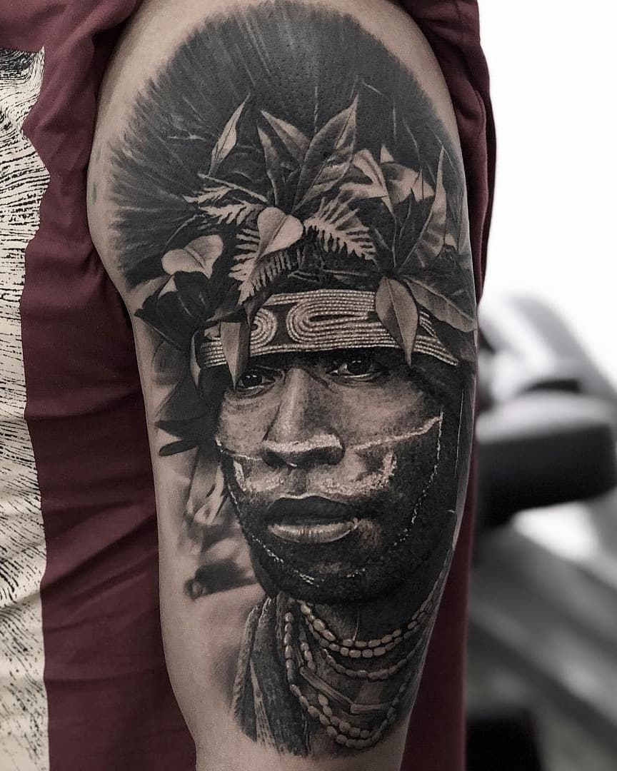 tatuaje masculino en el brazo 17