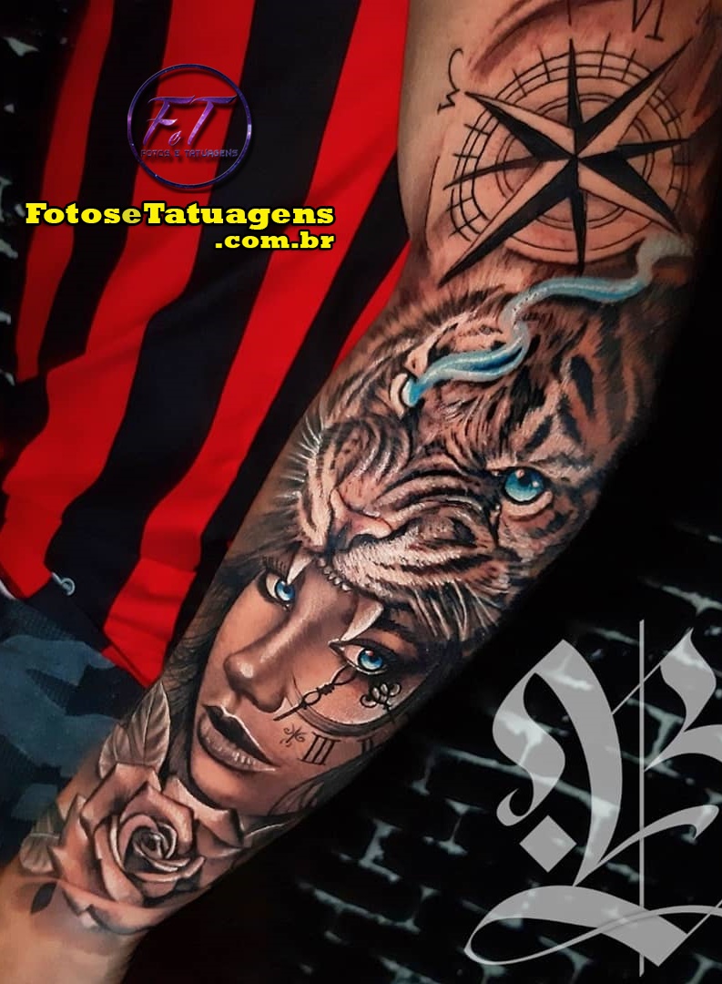 tatuaje masculino en el brazo 234