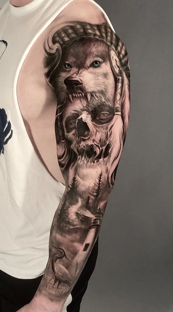 tatuaje masculino en el brazo 28