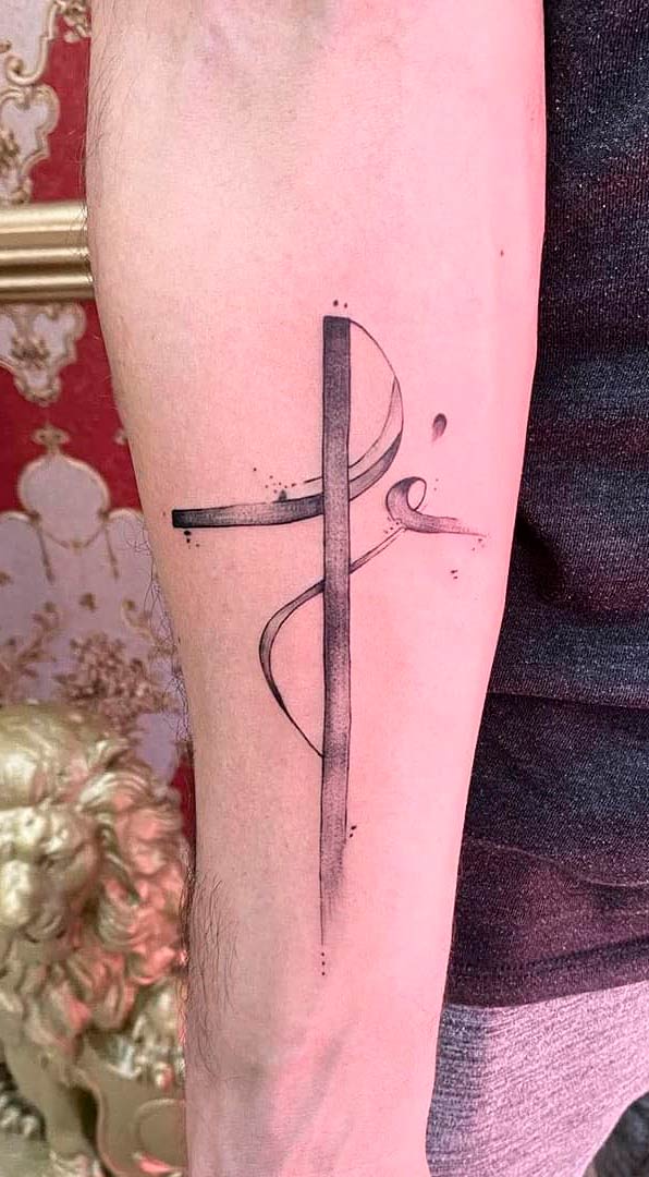 tatuaje masculino religioso 15