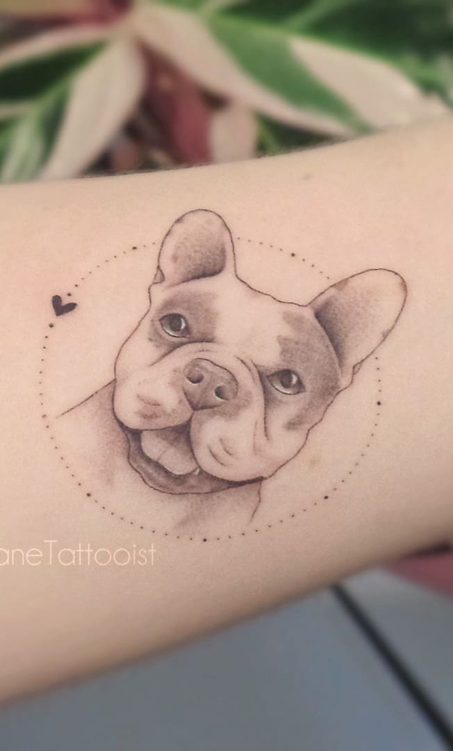 tatuaje perro para mujer 28