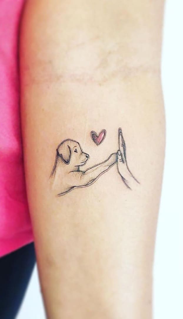 tatuaje perro para mujer 29