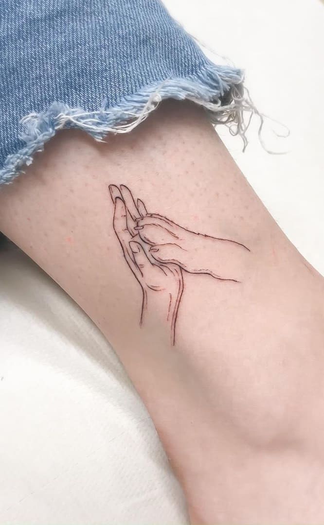 tatuaje perro para mujer 31