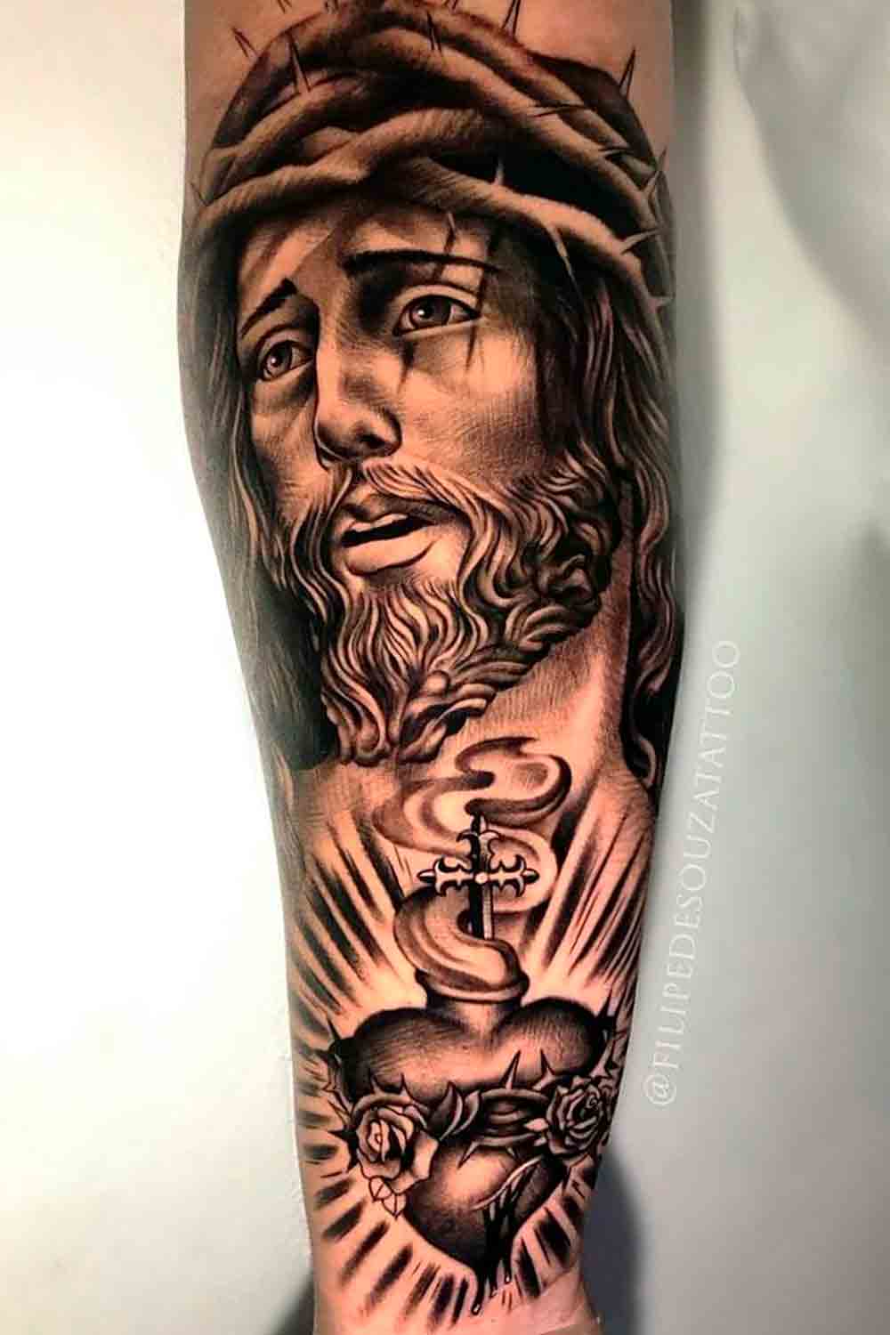 tatuaje religioso para hombre 143