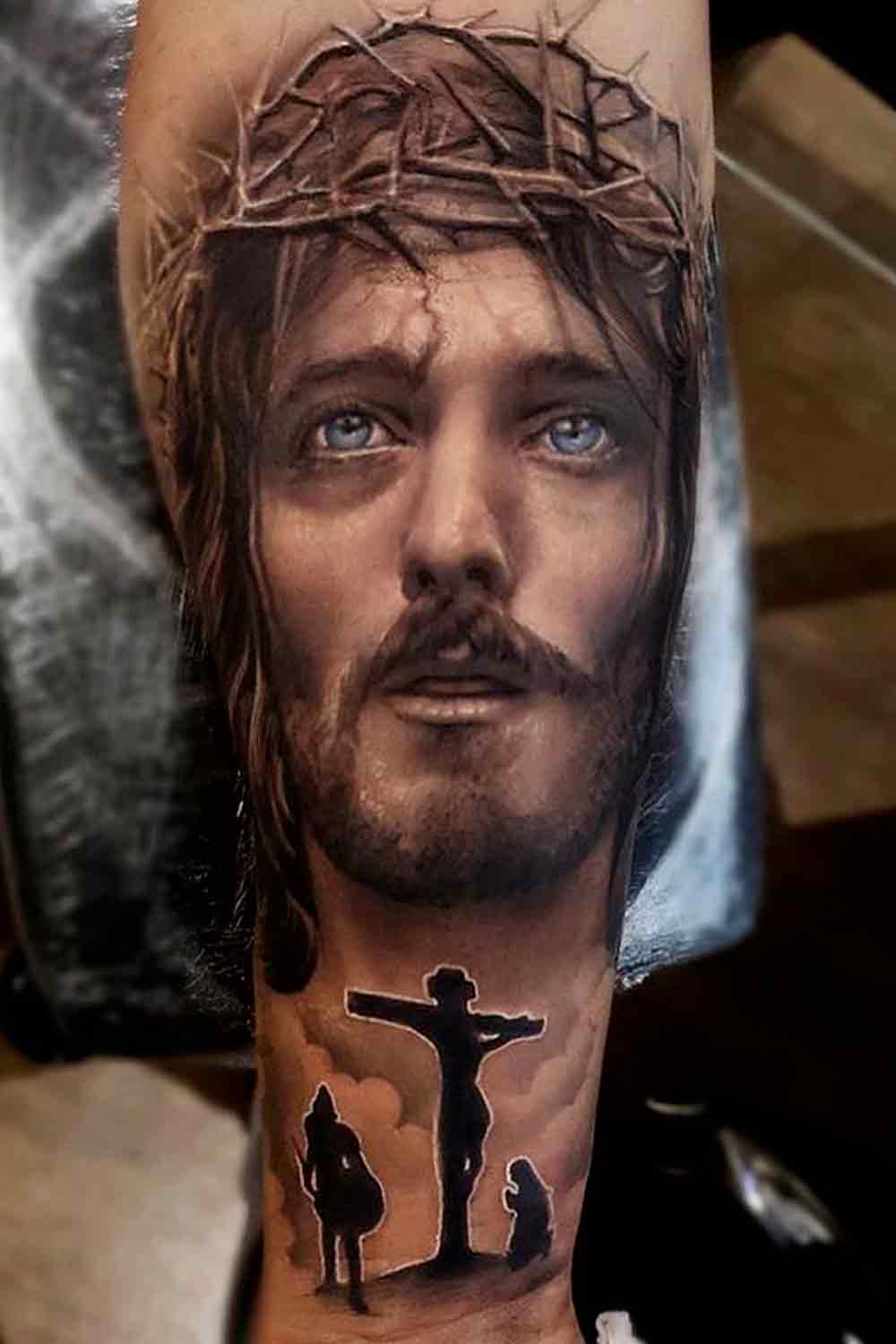 tatuaje religioso para hombre 144
