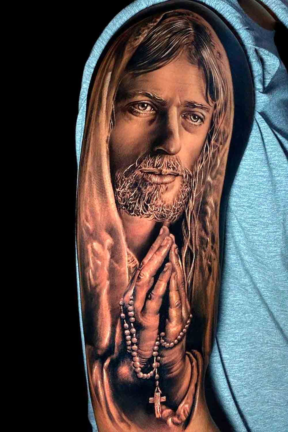 tatuaje religioso para hombre 147