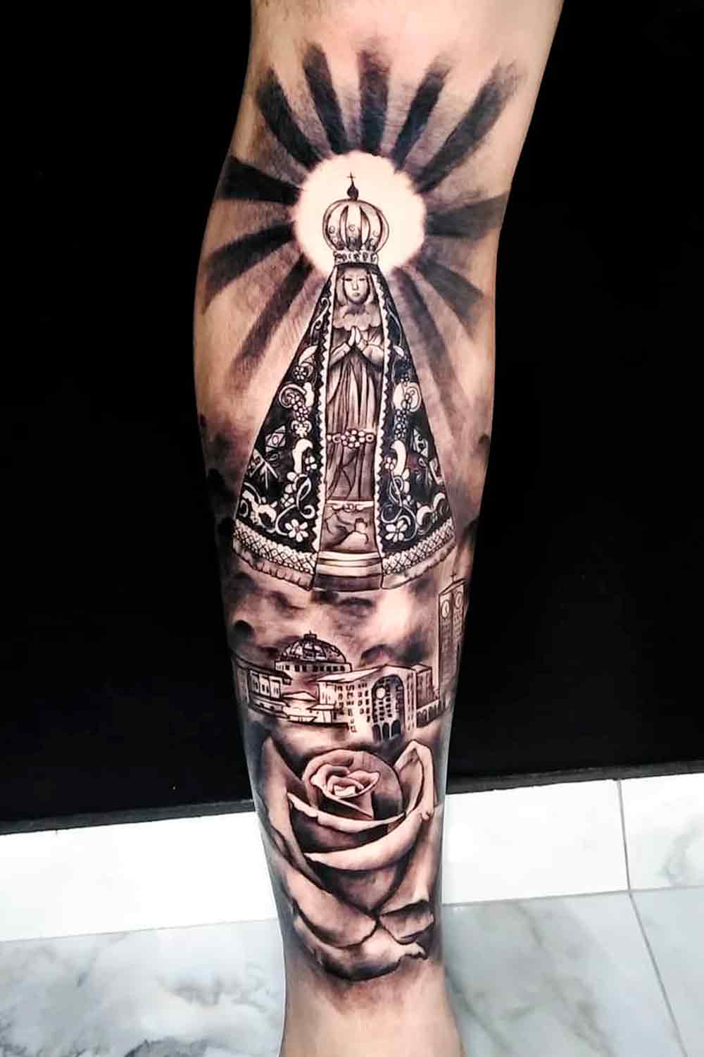 tatuaje religioso para hombre 153